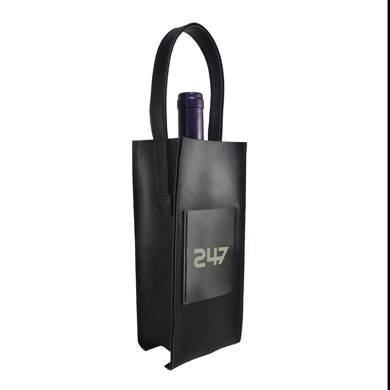 Bolsa de Vinho Couro Unitária