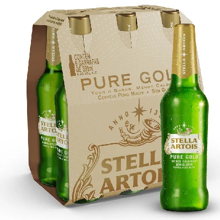 Stella Pure Gold 330ml pack c/6 un