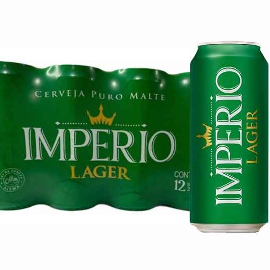 Império Lager 473ml pack c/ 12 un