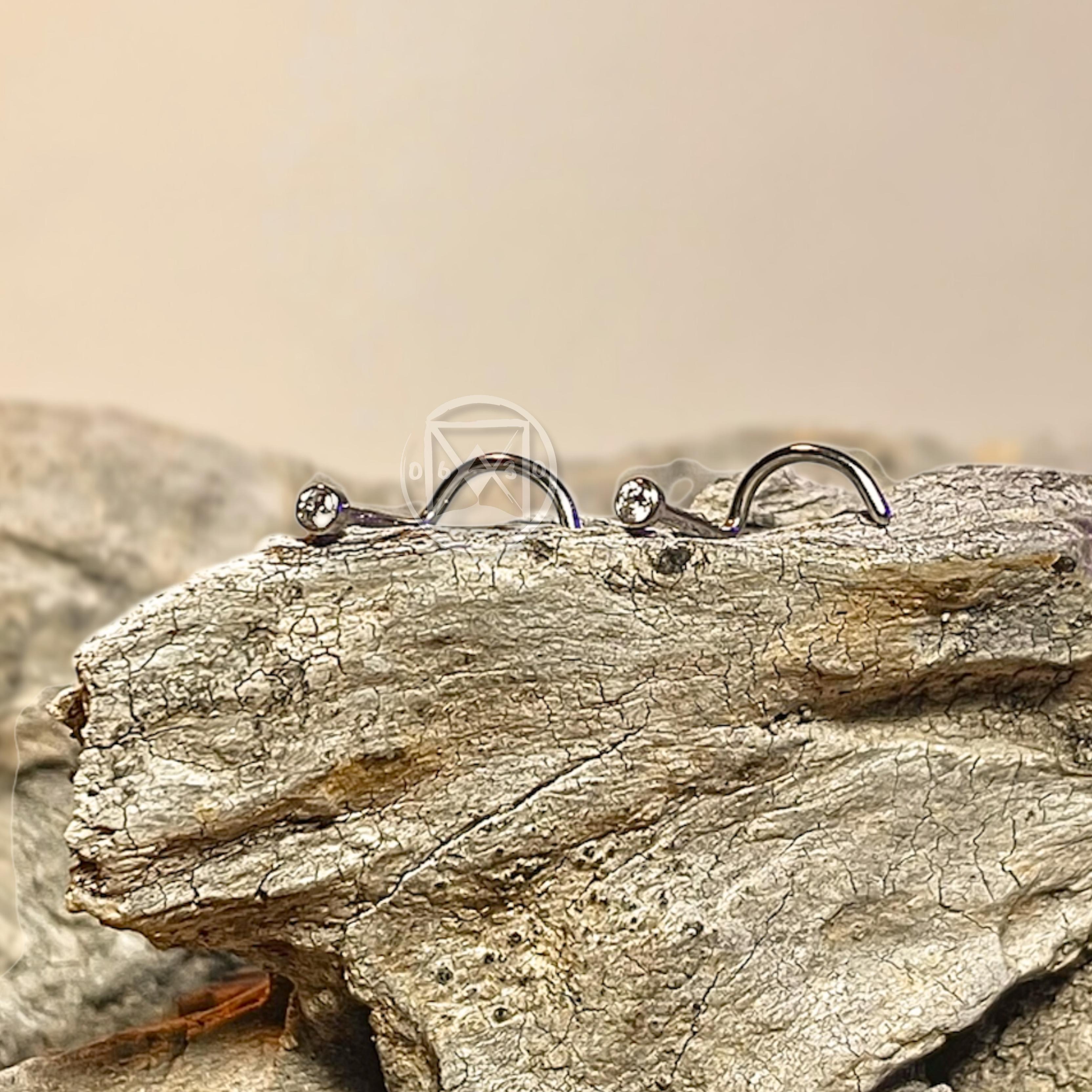 JÓIA TITANIO NOSTRIL ZIRCONIA BRANCA