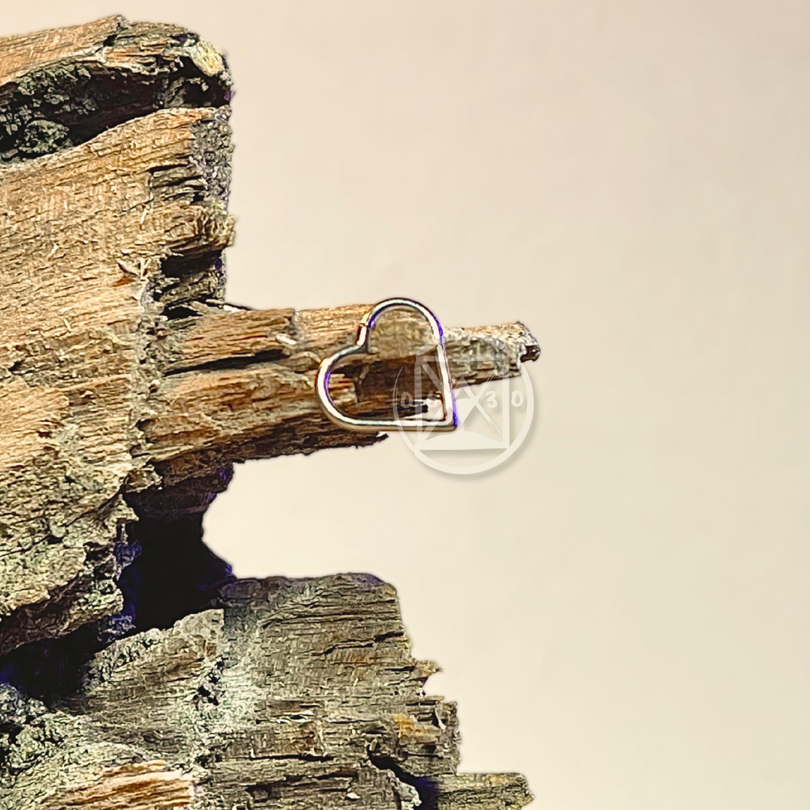 JÓIA AÇO CORACAO SEGUIMENTO ARTICULADO - 1.0X10