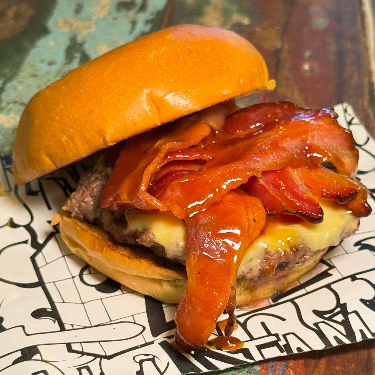 GLAZED BACON