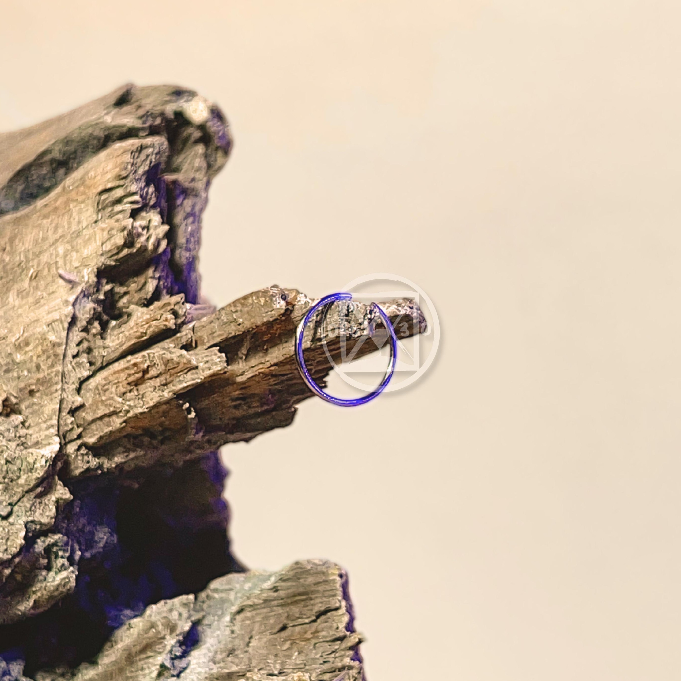 JÓIA AÇO ARGOLA P/ NARIZ - 8MM UNID. 