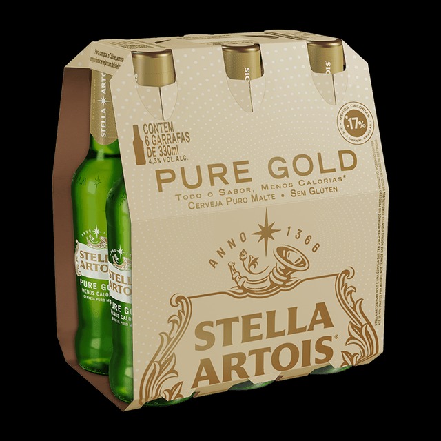 Kit  Cerv Ln 330ml Stella Puro Gold