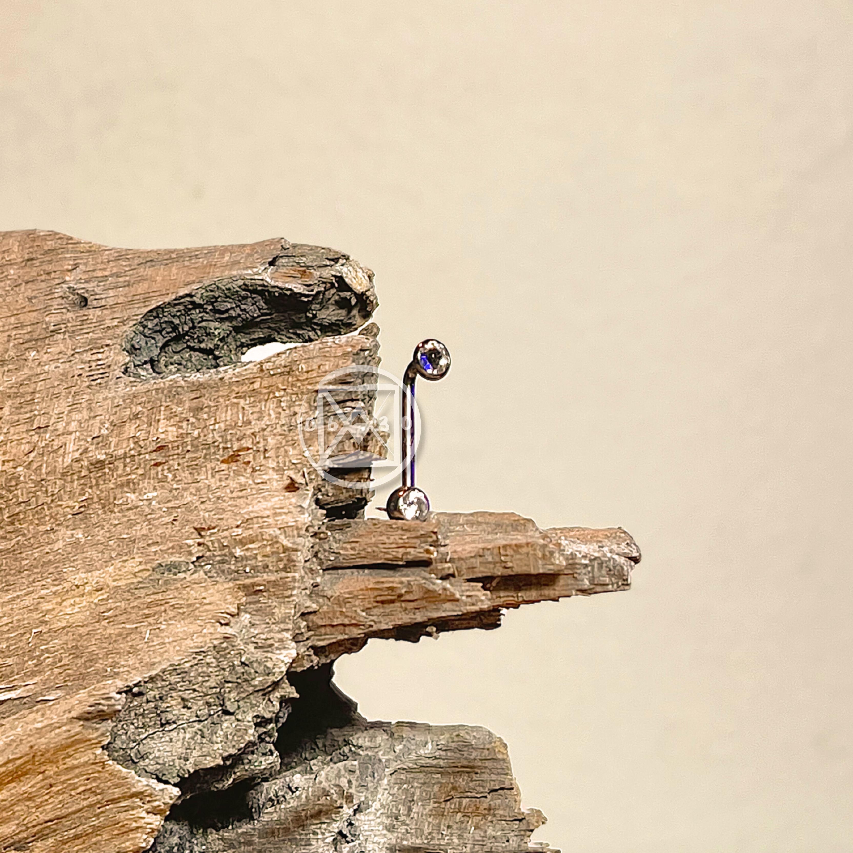 JÓIA CHRISTINA INTIMO TITANIO PEDRA BRANC. - 1.2X11X4 UNID. 