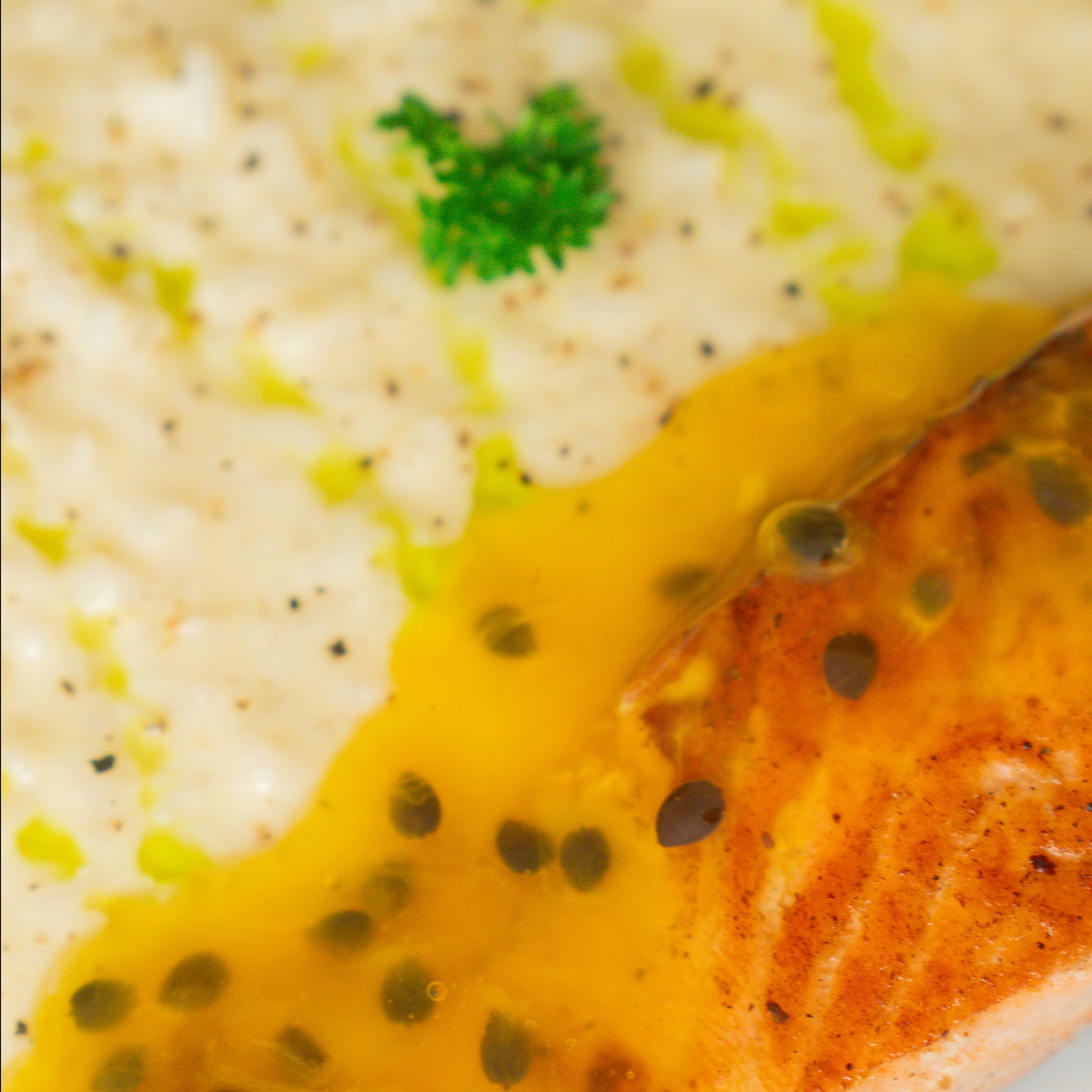 Filé de Salmão com Risoto