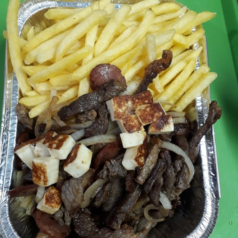 CARNE DO SOL+ COALHO + FRITAS