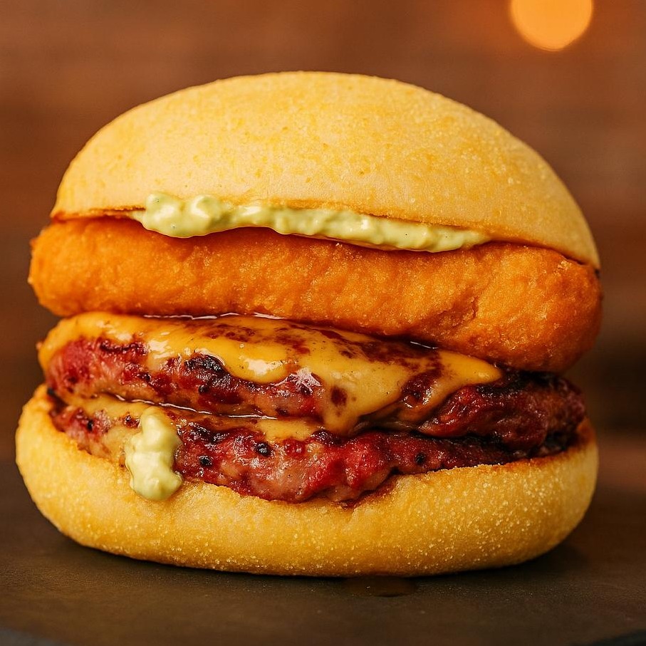 Duplo empanado com mel