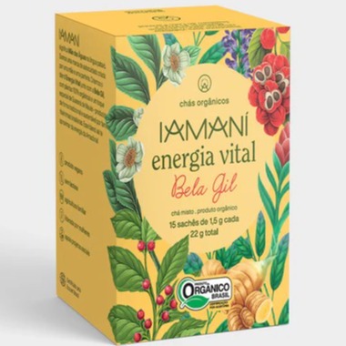 Iamaní Chá Orgânico Energia Vital - 15 sachês