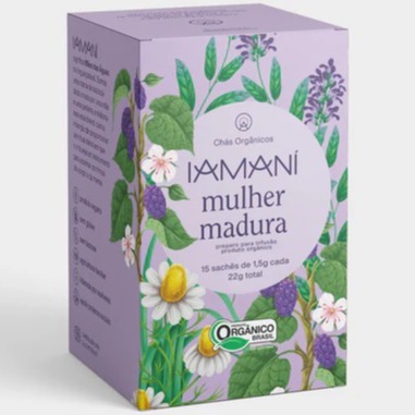 Iamaní Chá Orgânico Mulher Madura - 15 sachês