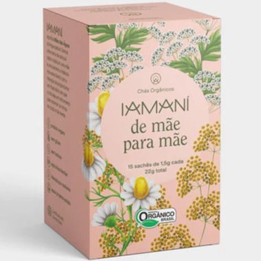 Iamaní Chá Orgânico De Mãe Para Mãe - 15 sachês