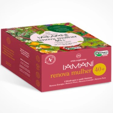 Iamaní Chá Orgânico Renova Mulher 40+ (4 Blends - 28 Sachês)