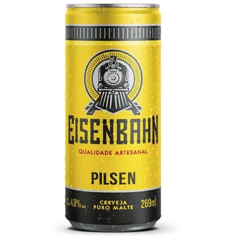 Cerveja Pilsen Puro Malte Eisenbahn Lata 269ML