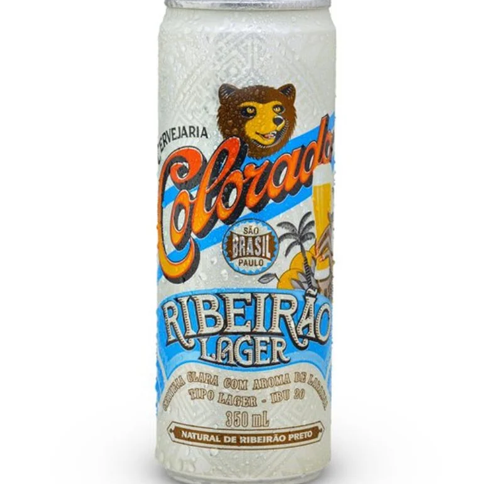 Cerveja Colorado Ribeirão Lager Lata 350ML