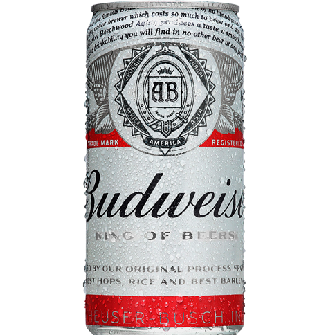 Cerveja Budweiser pilsen Lata 269ML