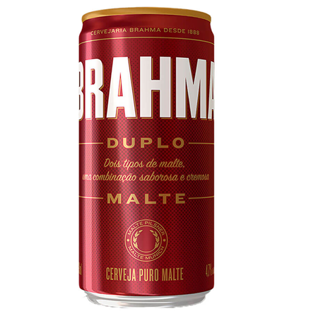 Cerveja BRAHMA Duplo Malte Lata 269ML