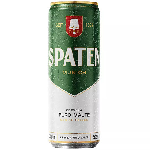 Cerveja Spaten 269ml Munich Helles Puro Malte Lata
