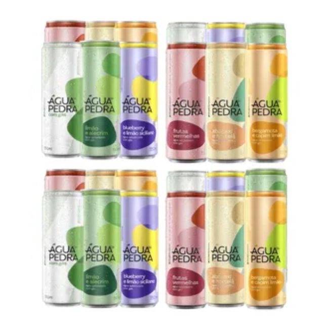 Água da pedra saborizada