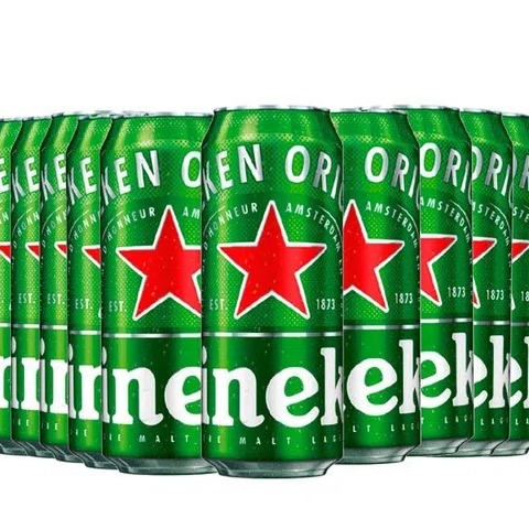 latão Heineken 473ML GELADO  PAC C/" 12 und"
