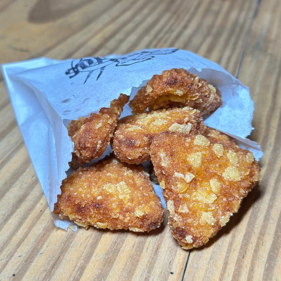 ** NOVO ** Nachos de queijo Empanado