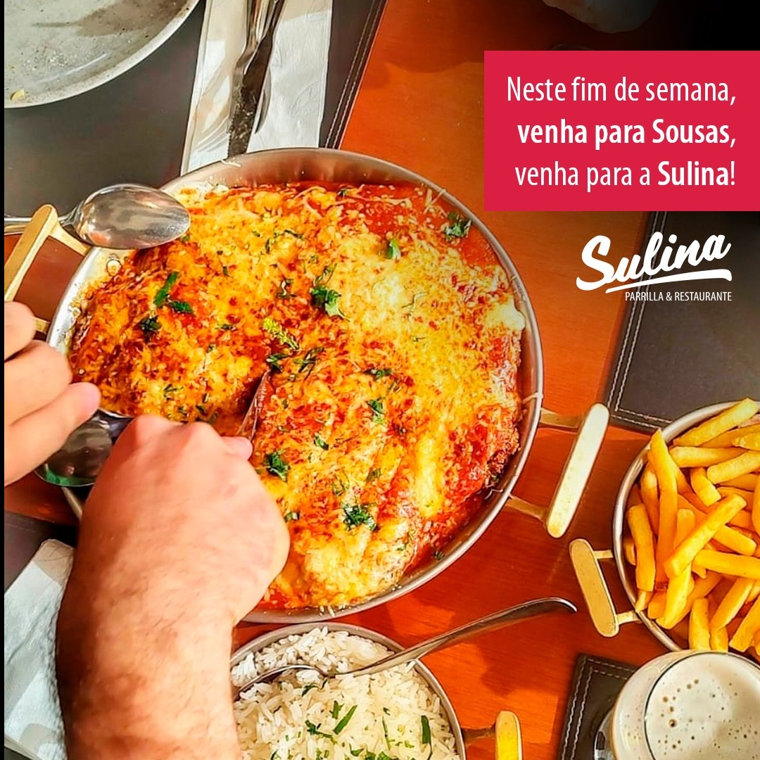 Filé de Frango á Parmegiana p/2 Pessoas