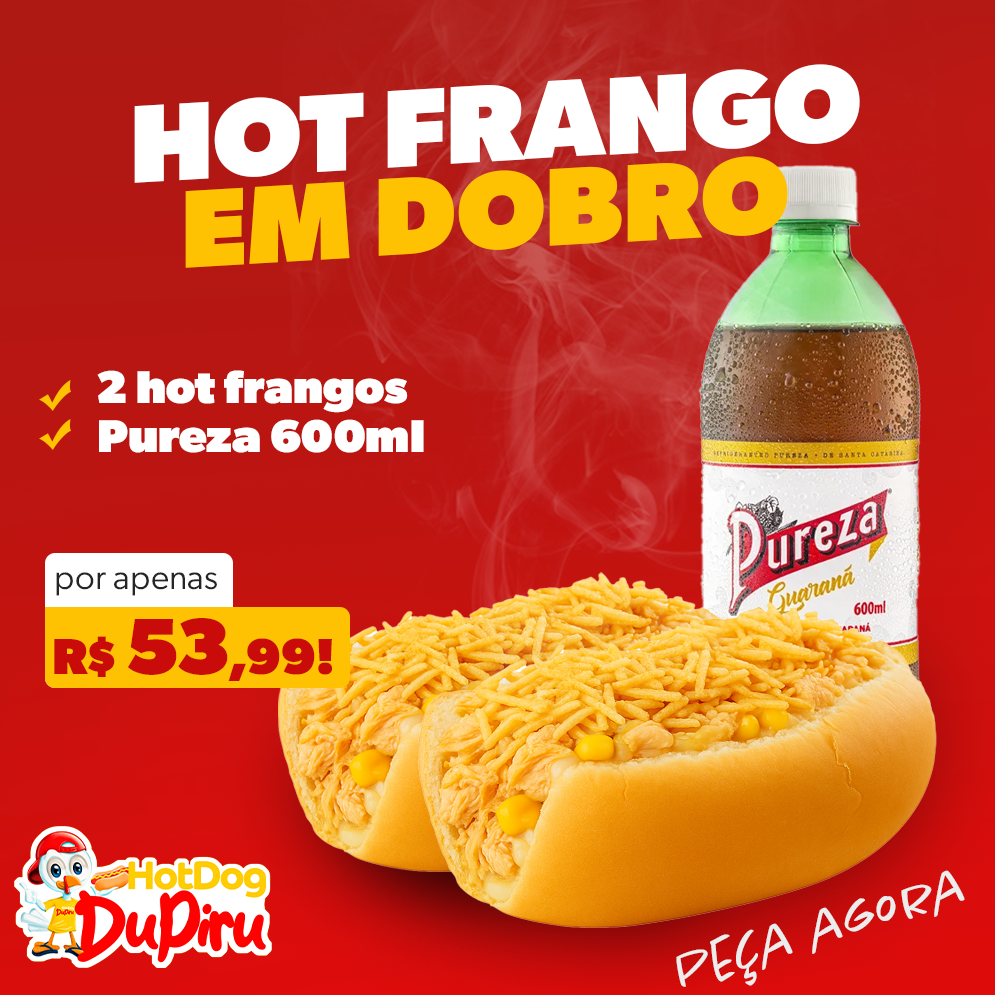 HOT FRANGO EM DOBRO