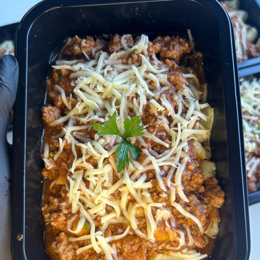 NHOQUE DE BATATA DOCE À BOLONHESA 