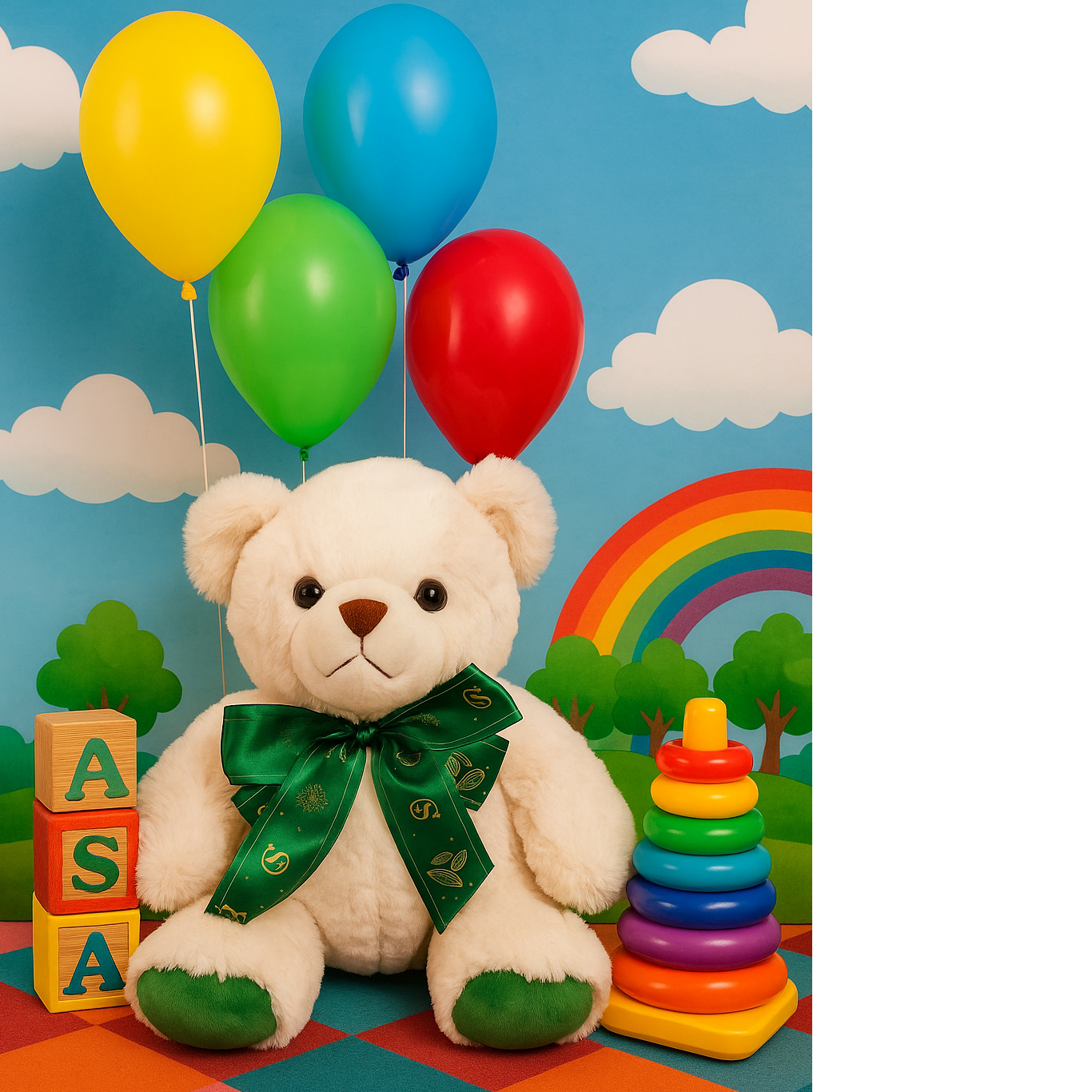 Pelúcia Urso Com Laço Cacau Show