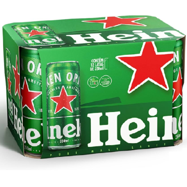 CX HEINEKEN LATA 473ML C/ 12 UNID