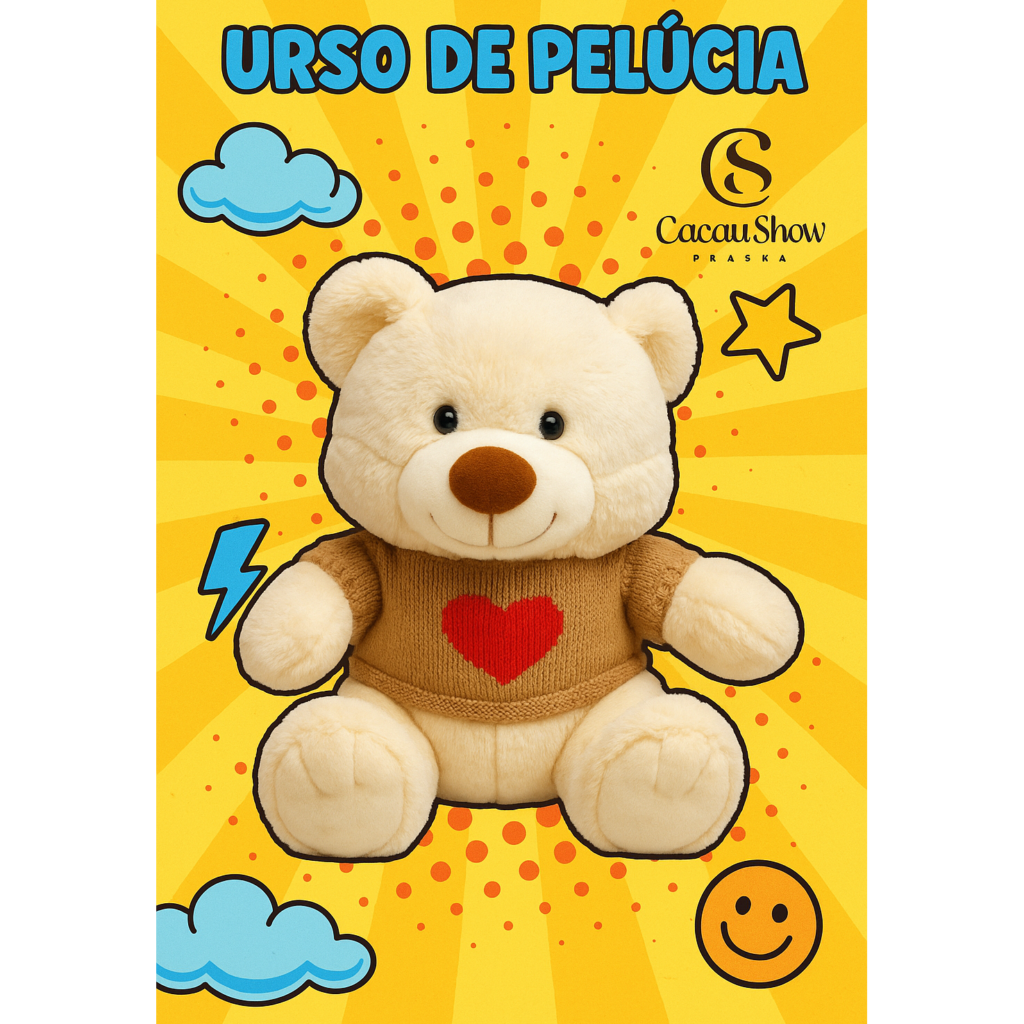 Urso de Pelúcia Cacau Show