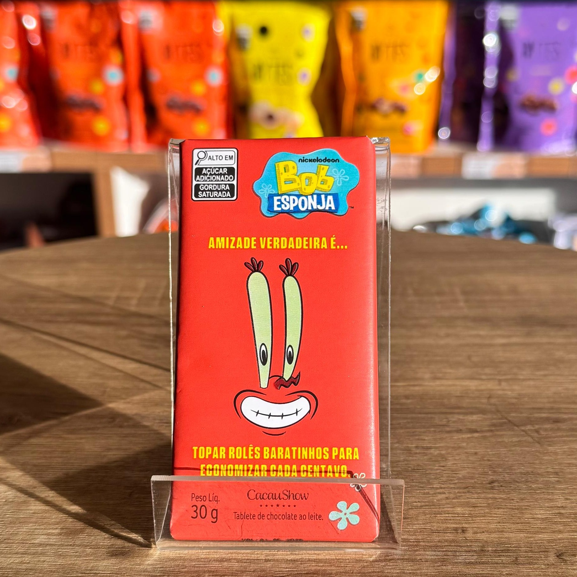 TABLETE BOB ESPONJA VERMELHO