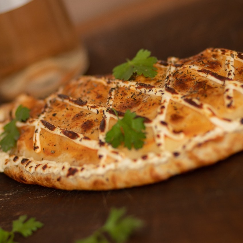 Calzone folhado de camarão