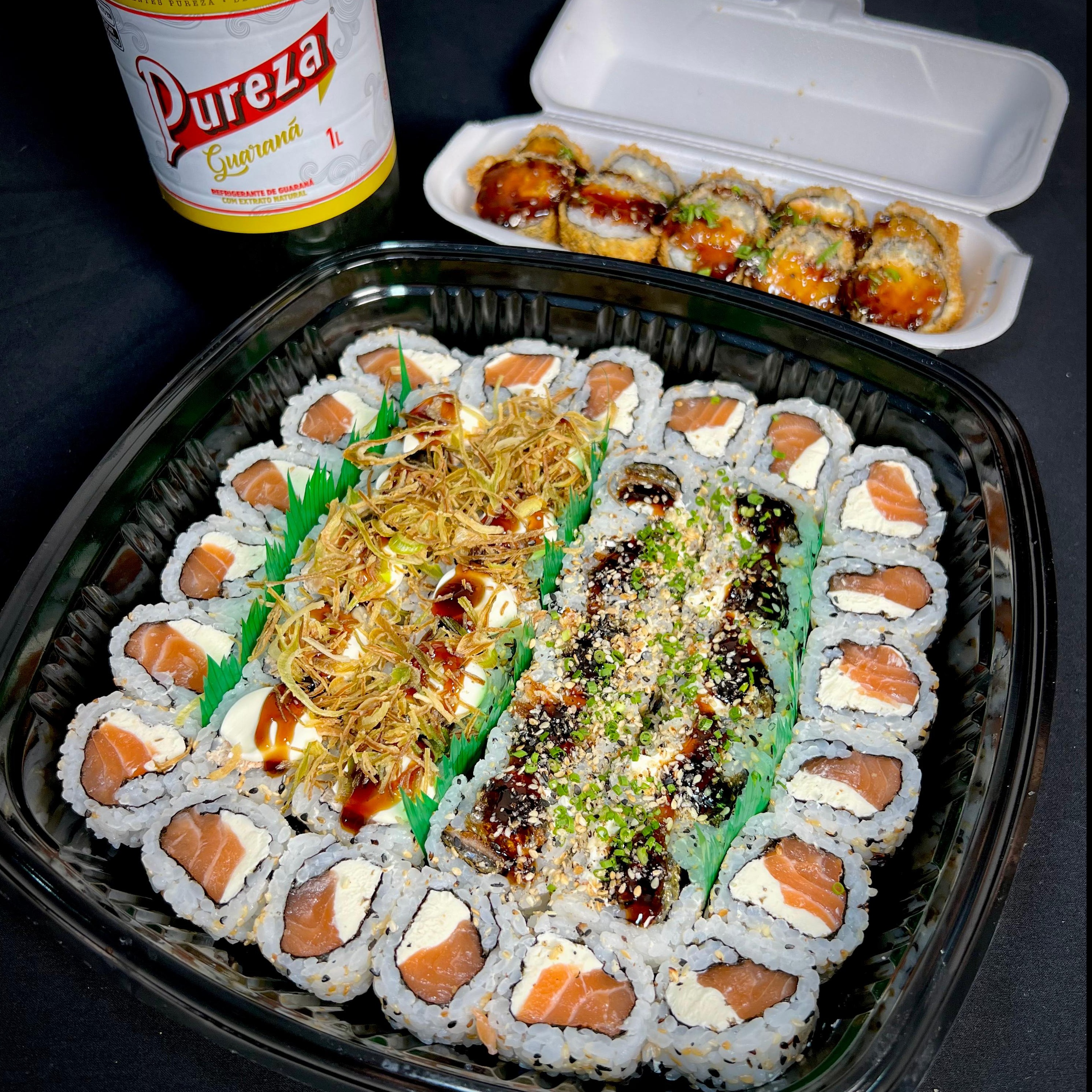 CHINA + CANASVIEIRAS (40 PEÇAS + 10 HOT + REFRI 1L GRÁTIS)