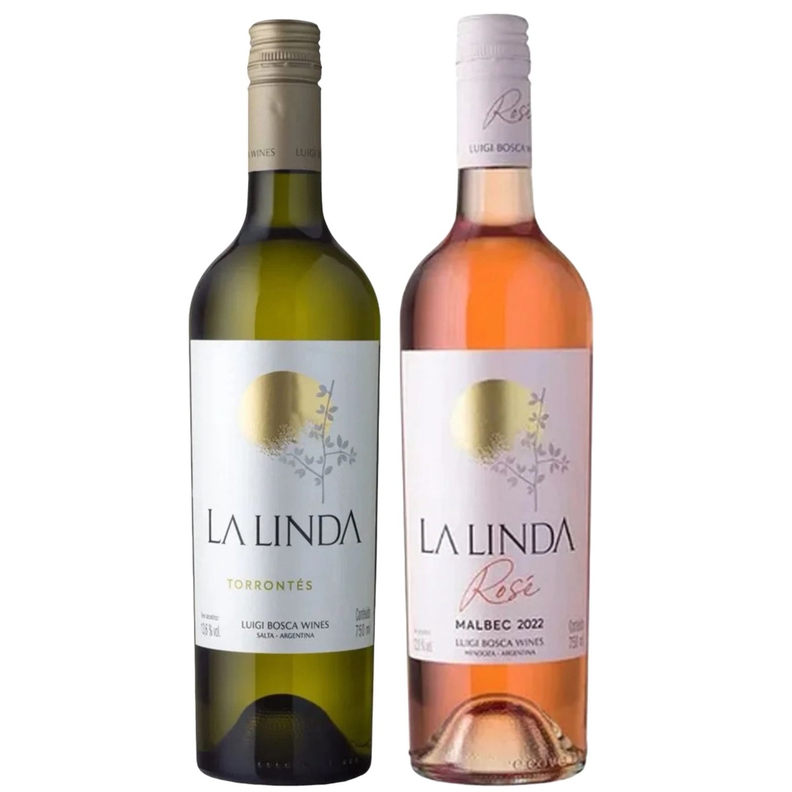 Dupla Luigi Bosca La Linda Torrontés + Rosé de Malbec