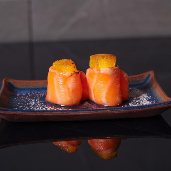 Dyo Salmão com Laranja Caramelizada - 2 unidades