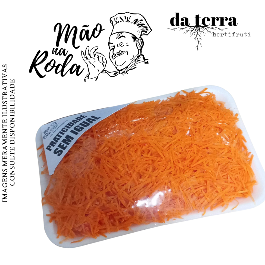 Cenoura Higienizada Ralada