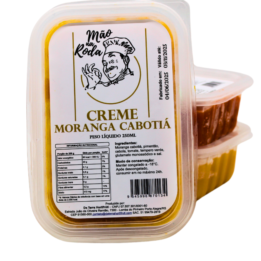 Creme de Moranga Mão na Roda 250g