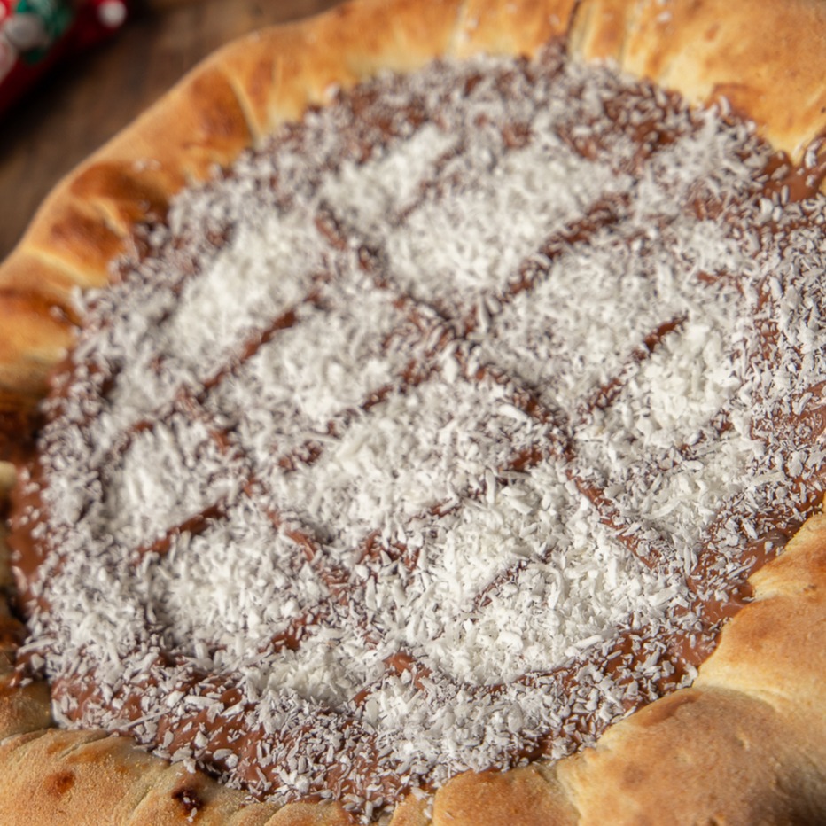 Pizza grande doce 8 fatias