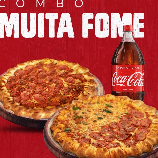 Combo Muita Fome  (2 pizzas grande)