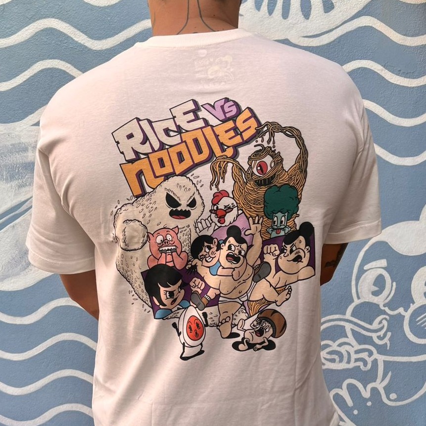 Camisa Rice vs Noodles