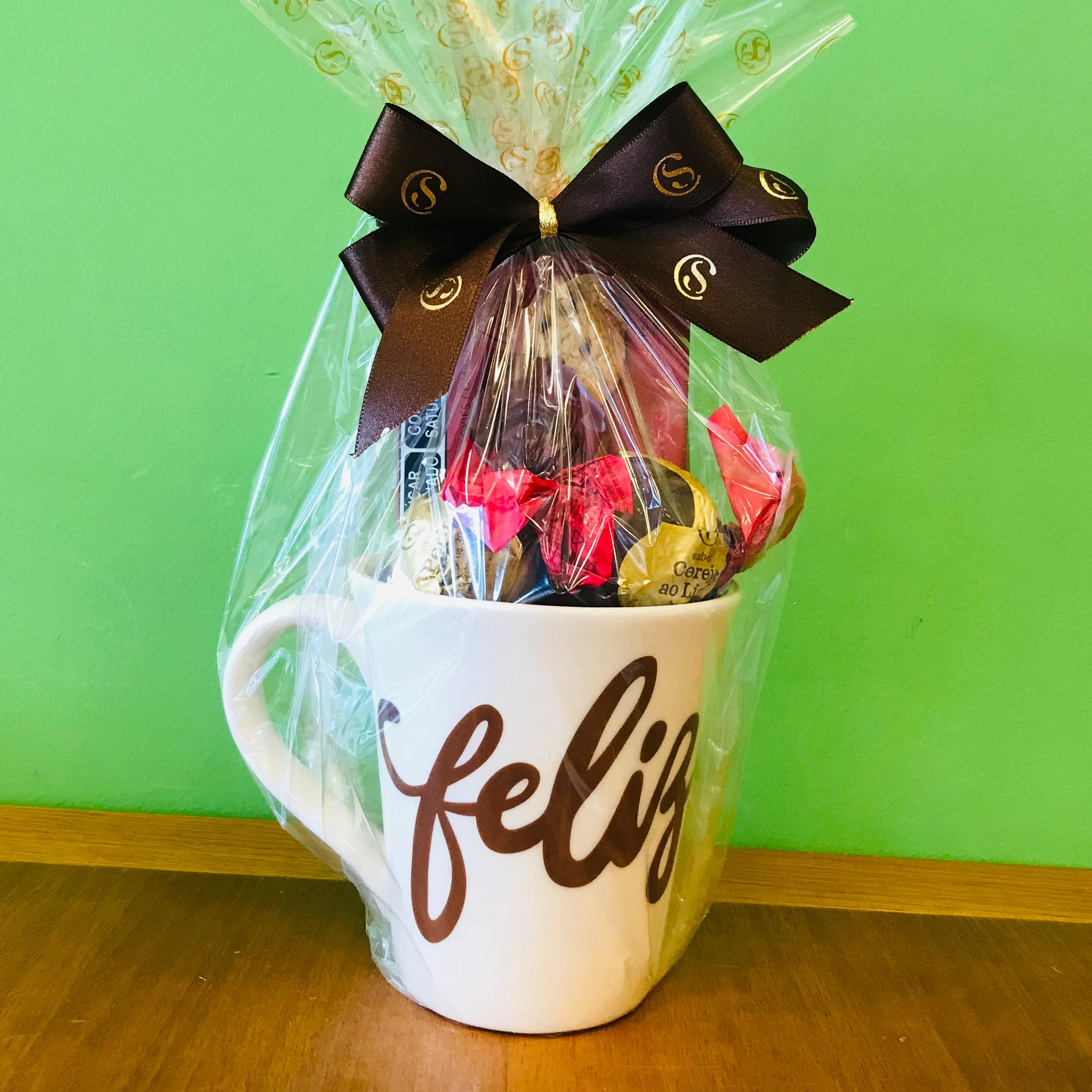 Caneca Feliz Hoje Creme