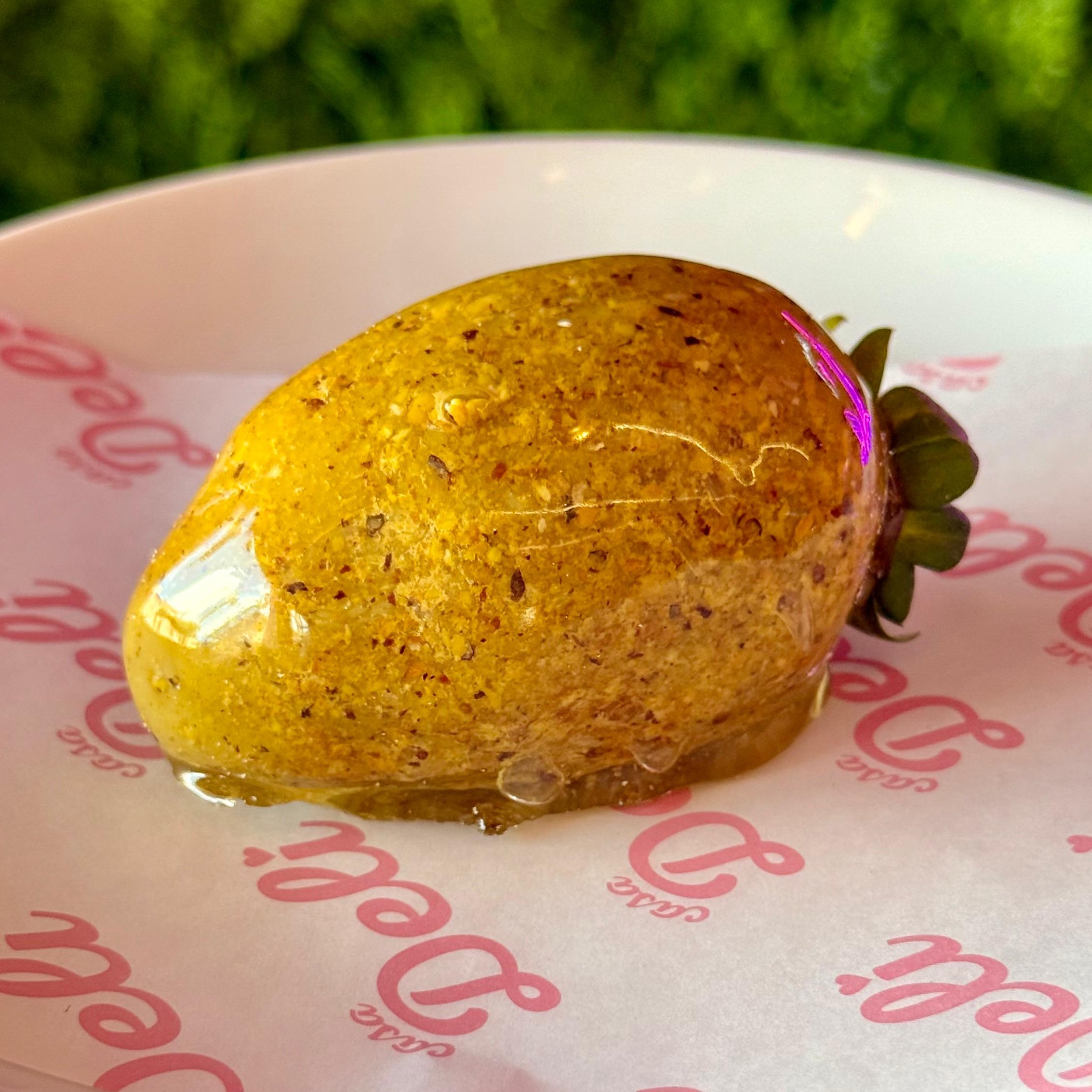 MORANGO DO AMOR DE PISTACHE