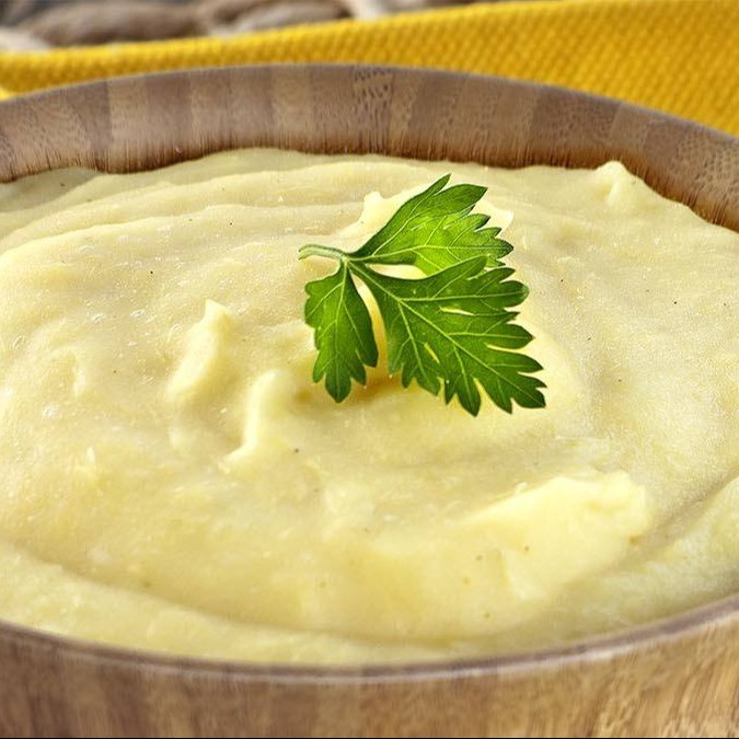 PORÇÃO DO PURÊ DE MACAXEIRA