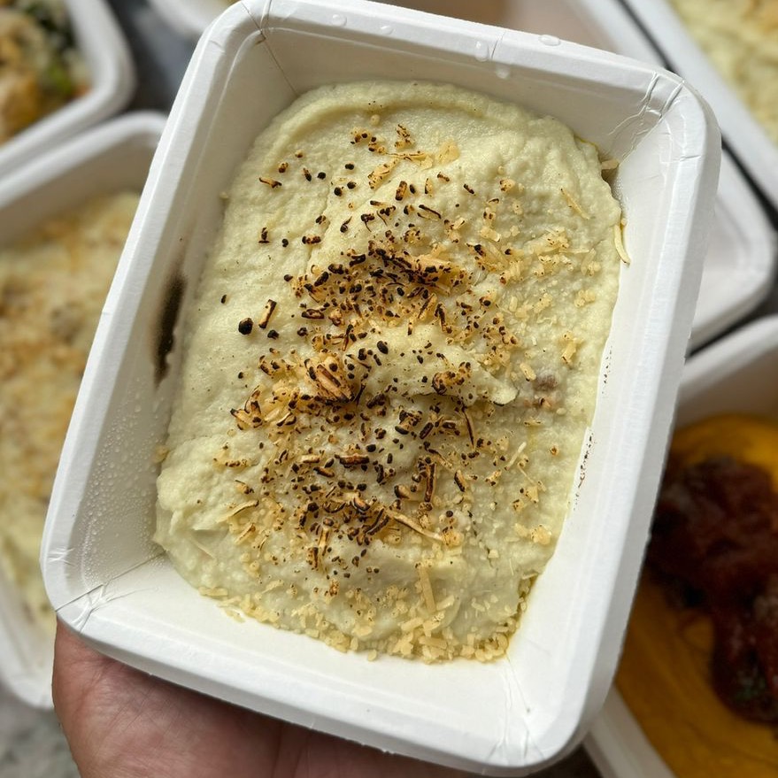 Escondidinho de couve flor com carne low carb