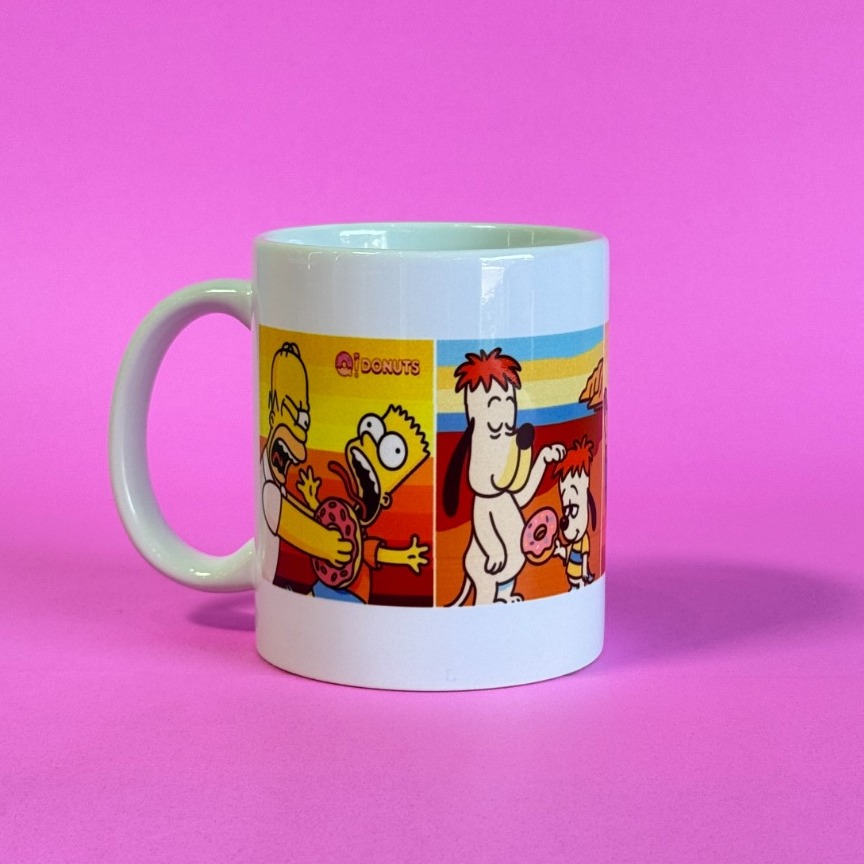 Caneca Edição Limitada Q! Donuts