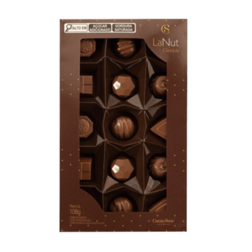Caixa de Bombons Mini Show LaNut 108g