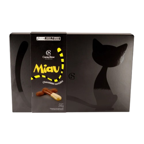 Caixa de Tabletes Miau 210g