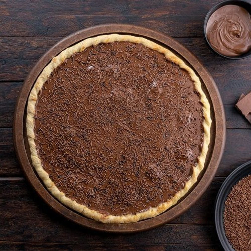 Pizza Doce de Chocolate