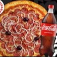 Pizza Grande Calabresa + Coca Cola 1l