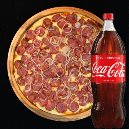 🍕 Família 35cm(8 fatias)  + Refri 1,5lts Grátis